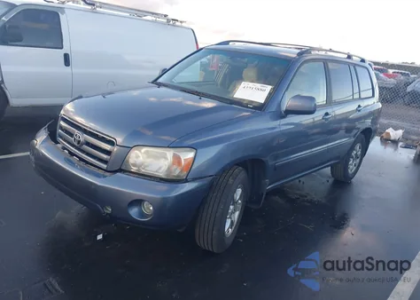2007 Toyota Highlander V6 z USA, uszkodzony, nr VIN JTEGP21A370148145